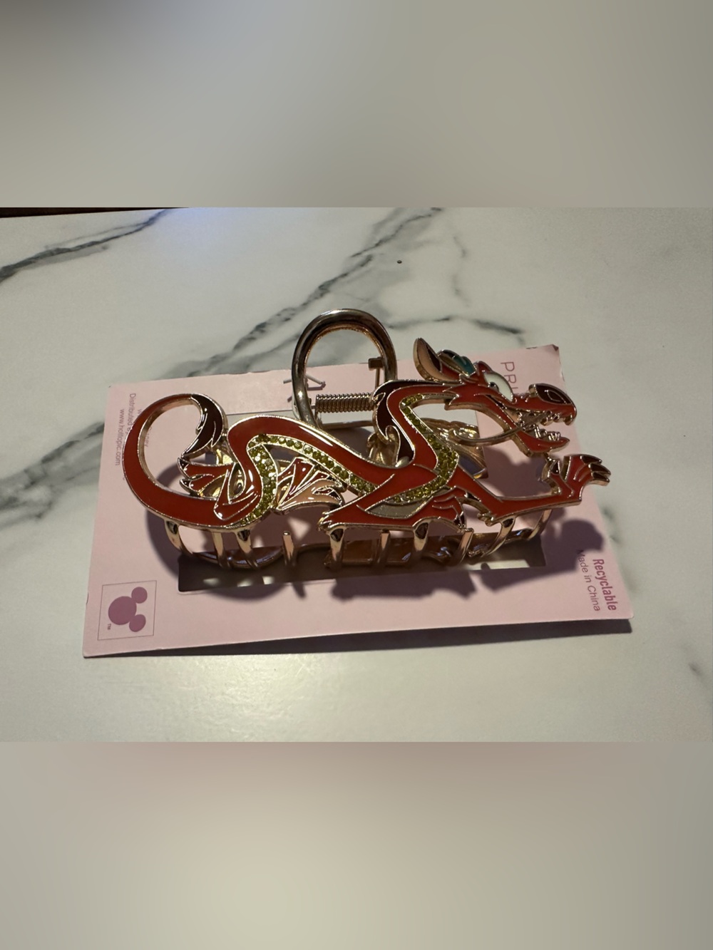 Her Universe Disney Mulan Mushu Hair Claw